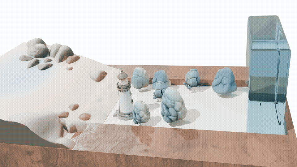 WorldParticle fluid simulation